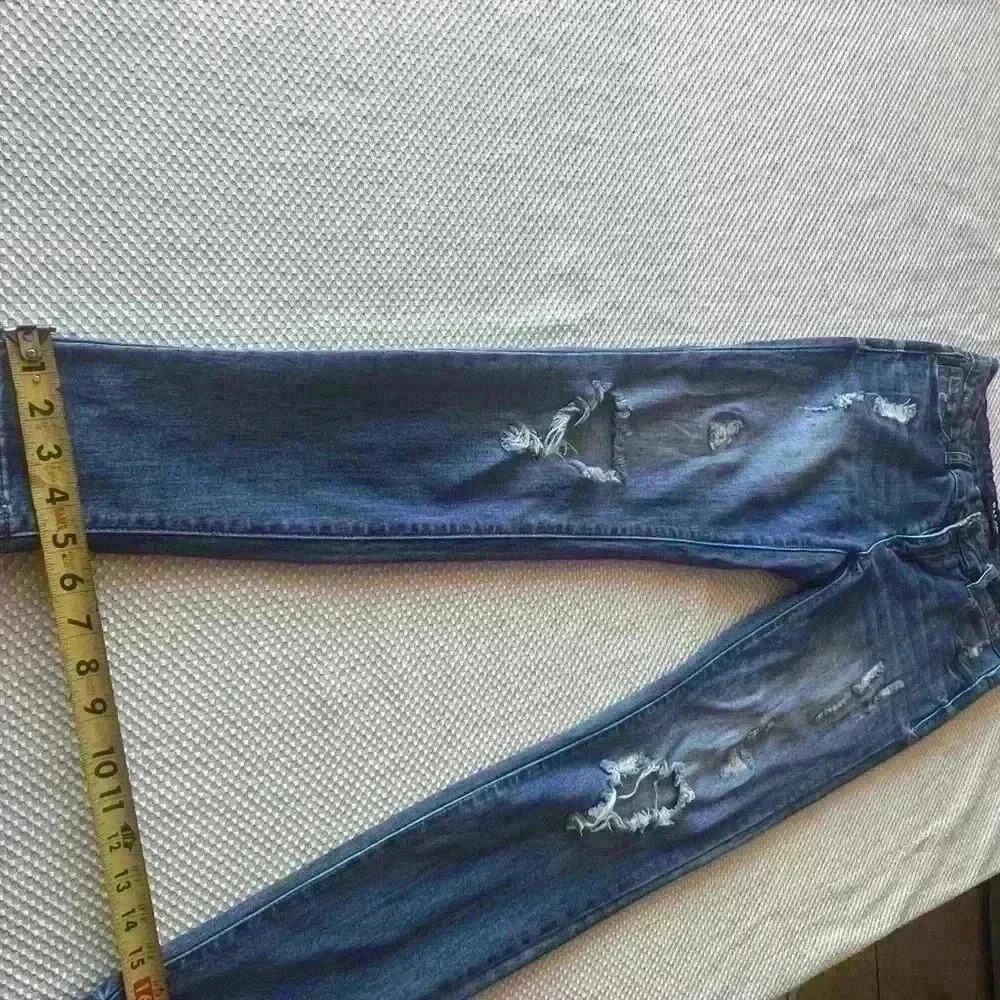 ✨Distressed blue jeans stretch - Picture 6 of 6